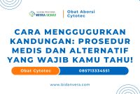 Cara menggugurkan kandungan