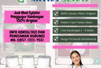 Obat Cytotec asli kemasan Pfizer